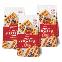 Delecta Gofry jak z budki Zestaw 3 x 340 g
