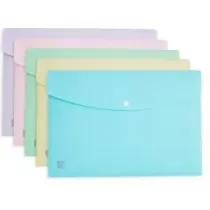 Teczka kopertowa A4 PP Urban pastel mix (5szt)