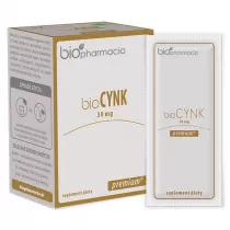 Biofarmacja bioCynk 30 mg Suplement diety 20 sasz.