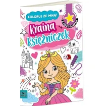 Kolorowanka a4 koloruj ze mn� - kraina ksi�niczek
