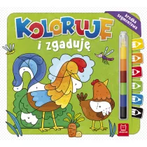 Koloruj i zgaduj. Kredka segmentowa