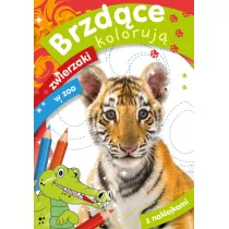 Brzdce koloruj. Zwierzaki w zoo