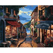 Ideyka Malowanie po numerach - Francuska ulica 40x50cm