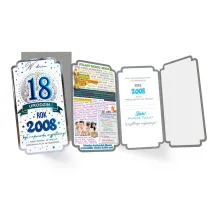 Kukartka Karnet Urodziny 18