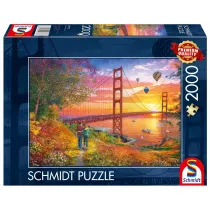 Puzzle 2000 el. PQ Spacer w pobli�u mostu Golden Gate San Francisco 112748 Schmidt
