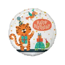 Balon foliowy Tygrysek Happy Birthday 18 Godan