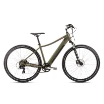 Romet Rower elektryczny Orkan RM 2 D Integrated oliwkowy 20 L