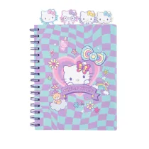 Patio Ko�obrulion A5 100k. w kratk� z g��wkami Hello Kitty pink wz�r 2