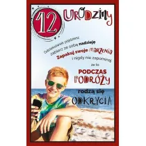 AbCard Kartka okoliczno�ciowa Urodziny 12 U90