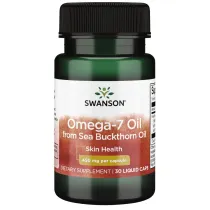 Swanson Omega-7 Oil From Sea Buckthorn Oil Suplement diety 30 kaps.