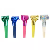 PartyDeco Gwizdek zwijany Holographic Whistles 20 szt.