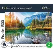 Puzzle 1500 el. U podna Alp, Jezioro Hintersee, Niemcy Trefl