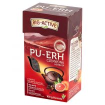 Big-Active Herbata czerwona o smaku grejpfrutowym liściasta Pu-Erh 100 g