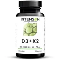 Intenson D3 + K2 suplement diety 120 kaps.