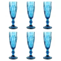 Mondex Komplet kieliszkw Elise Blue 6 x 180 ml