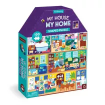Puzzle konturowe Mj dom 100 el. 5+ Mudpuppy