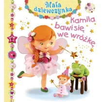 Kamila bawi si� we wr�k�. Ma�a dziewczynka