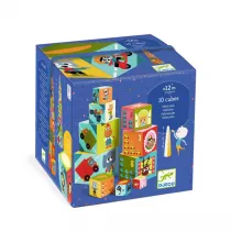 Puzzle Ukadanka z klockw Pojazdy DJ08508 Djeco