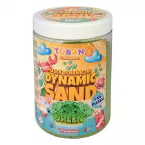 Piasek dynamiczny zielony 1kg Tuban