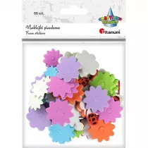 Titanum Naklejki piankowe kwiaty mix 88 szt.