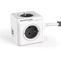 Allocacoc PowerCube Extended USB 1,5 m GREY
