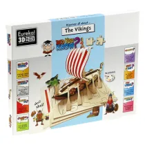 Puzzle �amig��wka drewniana Gepetto Did You Know? Wikingowie Eureka 3D