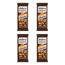 Dobra Kaloria LUZ: Baton orzeszki i czekolada Zestaw 4 x 35 g