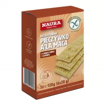 Naura Pieczywko chrupkie z tapiok cebulowo-czosnkowe bez glutenu 120 g
