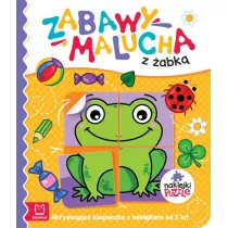 Zabawy malucha z abk. Aktywizujca ksieczka z naklejkami od 2 lat