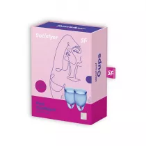 Satisfyer Feel Confident zestaw kubeczk�w menstruacyjnych Dark Blue 2 szt.
