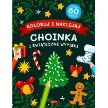 Choinka i �wi�teczne wypieki. Koloruj i naklejaj