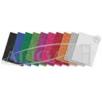 Aliga Tektura falista brokatowa A4 mix 10 kolor�w