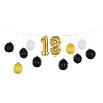 PartyDeco Girlanda balonowa 3w1 18 urodziny 260x32cm
