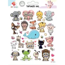 Tatuae zmywalne dla dzieci Sodkie zwierzaki XXL All4Kids