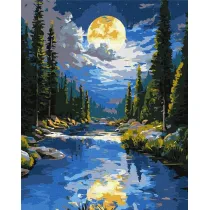 Ideyka Malowanie po numerach - Pod g�rskim... 40x50cm