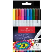 Faber-Castell Flamastry grip boldpen 10 kol.
