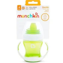 Kubek z mi�kkim ustnikiem i uchwytami Munchkin 118ml zielony