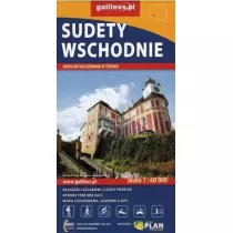 Sudety wschodnie. Mapa w skali 1:60 000