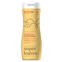 Attitude SUPER LEAVES, Od�ywczy szampon do w�os�w kr�conych i falowanych, z olejem moringa 473 ml
