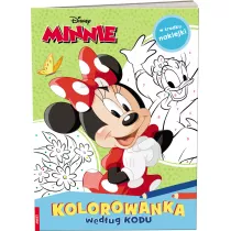 Minnie. Kolorowanka wed�ug kodu