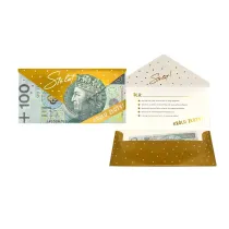 Kukartka Koperta podarunkowa KOP-034 Urodziny  banknot, kr�l