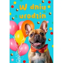 Trend Kartka okoliczno�ciowa W dniu urodzin pies