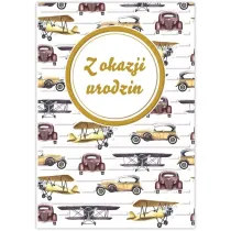 Trend Karnet Silver urodziny m�skie