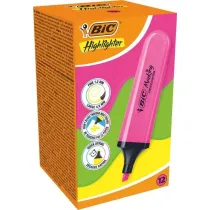 Bic Zakre�lacz Highlighter neon r�owy 12 szt.
