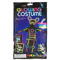 Ozdoba Kostium Glow �wiec�cy 94 elementy Halloween ARPEX GS5357