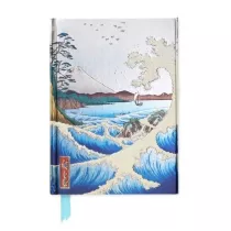 Notatnik A5 linia  Morze w Satta Utagawa Hiroshi