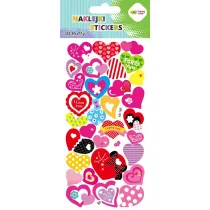 Happy Color Naklejki 3D PUFFY-For You Hearts 9.5x22 cm