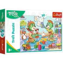 Puzzle 30 el. Radosna Rodzina Treflik�w