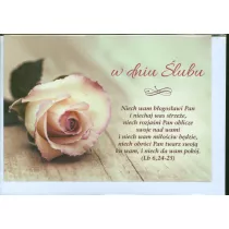 Kartka �lub. Niech wam b�ogos�awi Pan