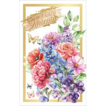 Art Nuvo Karnet Imieniny (13x20,5cm) KI-03